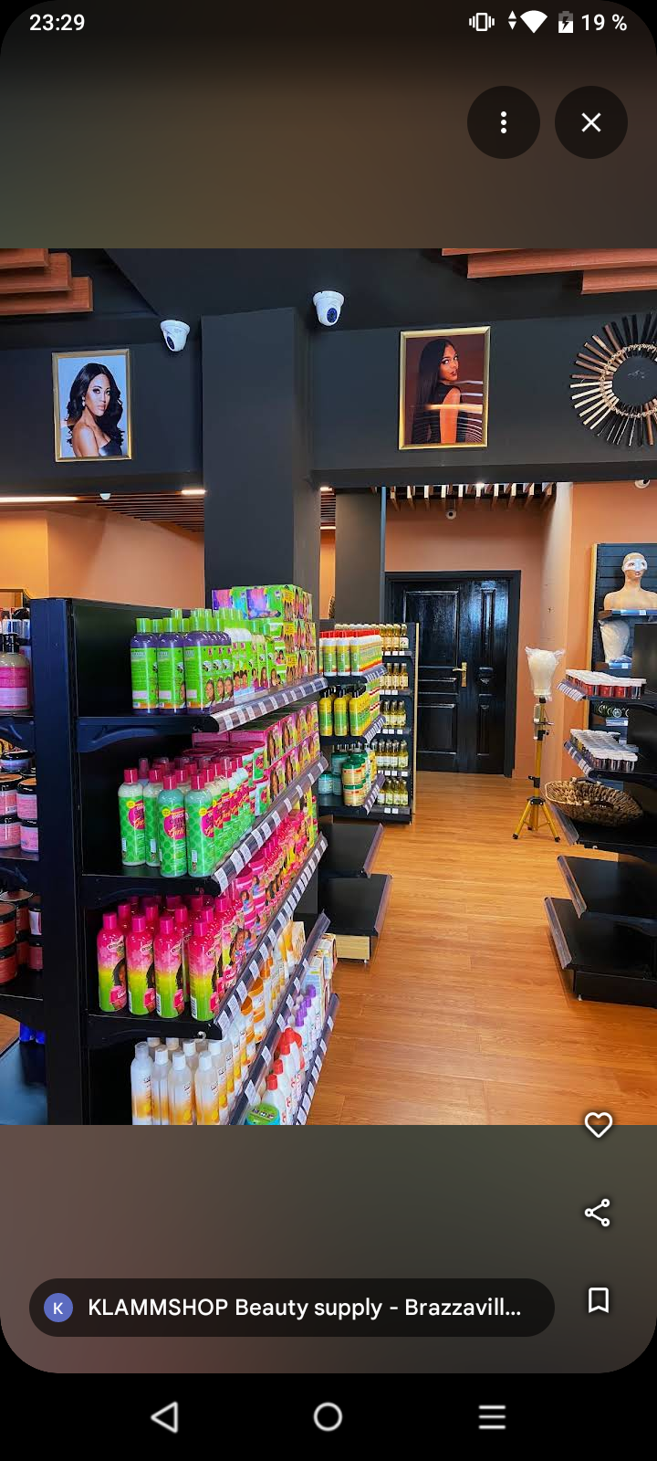 Intérieur de la boutique KLAMMSHOP